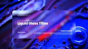 Videohive Liquid Glass Titles 59654545 Titles template preview