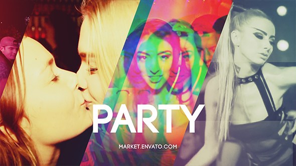 Videohive Slideshow Party Video Displays template preview