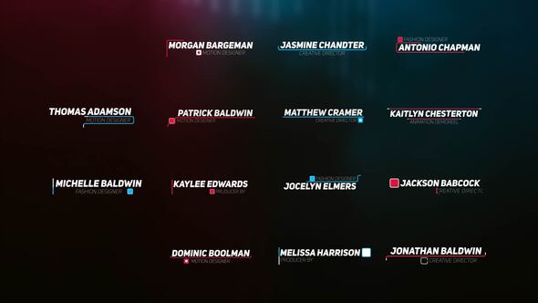 Videohive Dynamic Lower Thirds 41880377 Titles template preview
