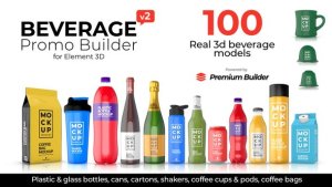 Videohive Beverage Promo Builder Product Promo template preview