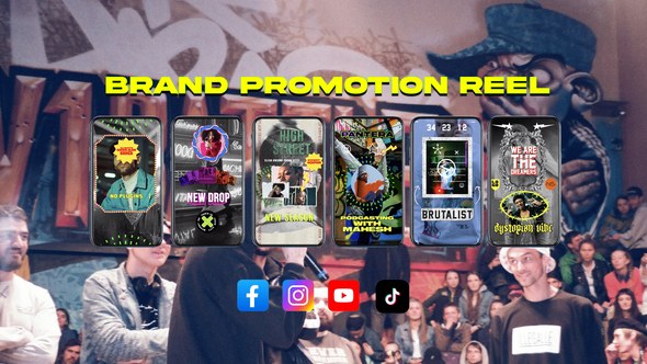 Videohive Brand Promotion Reel Product Promo template preview