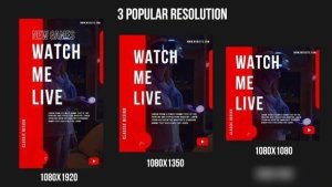Videohive Gaming Instagram Storis Openers template preview