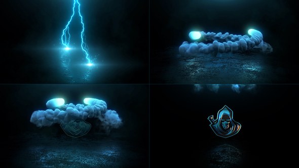 Videohive Light And Smoke Logo Reveal Logo Stings template preview