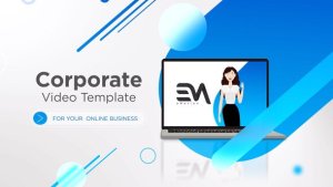 Videohive Corporate Video Template Video Displays template preview