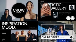 Videohive Crow - Scenes Pack Product Promo template preview