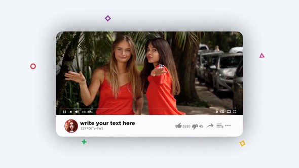 Videohive Youtube Promo 57950915 Elements template preview