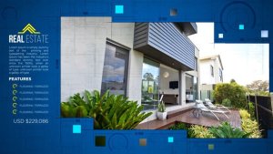 Real Estate Slideshow Video Displays template preview