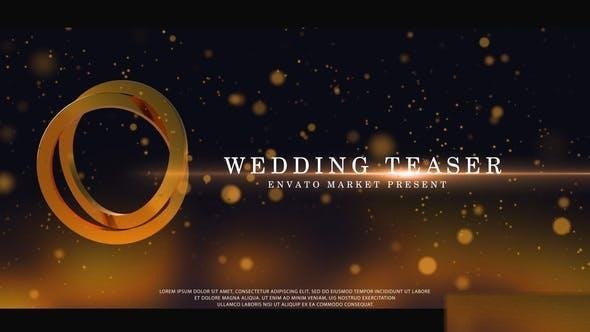 Videohive Wedding Teaser Openers template preview