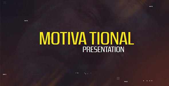 Videohive Motivational Presentation Video Displays template preview