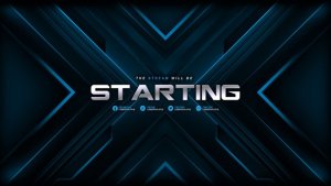 Videohive Blue Modern Screen Stream Package Broadcast-packages template preview