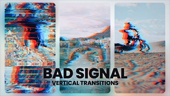 Videohive Bad Signal Transitions Elements template preview