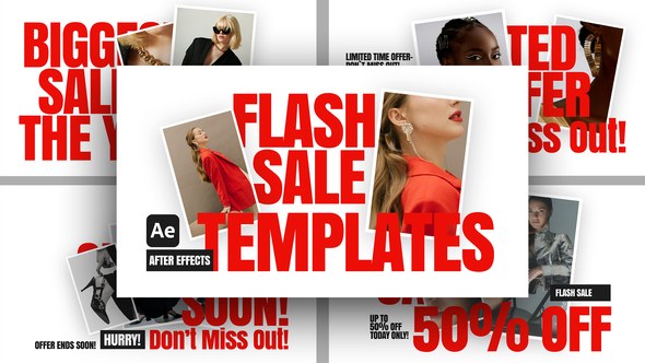 Videohive Flash Sale Animated Templates For After Effects Openers template preview