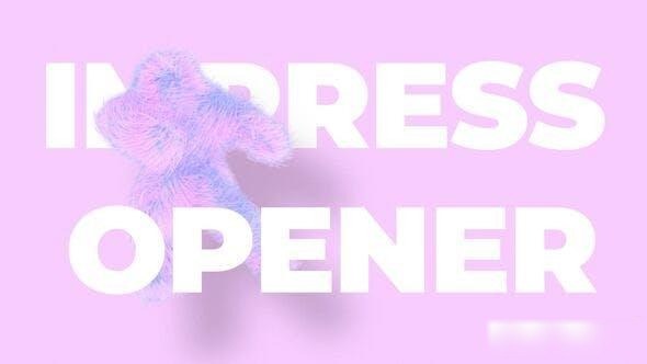 Videohive Fluffy & Big Titles Opener Openers template preview