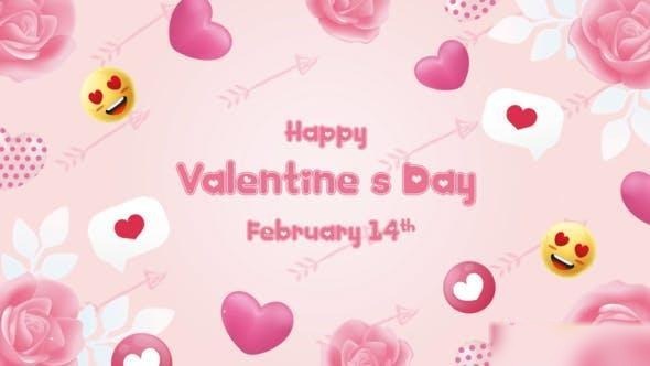 Videohive Valentines Day Intro 50563595 Openers template preview