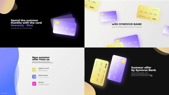 Videohive Bank card promo presentation Product Promo template preview