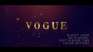 Videohive Vogue Logo Reveal Logo Stings template preview