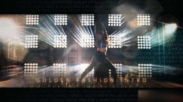 Videohive Golden Fashion Intro Openers template preview