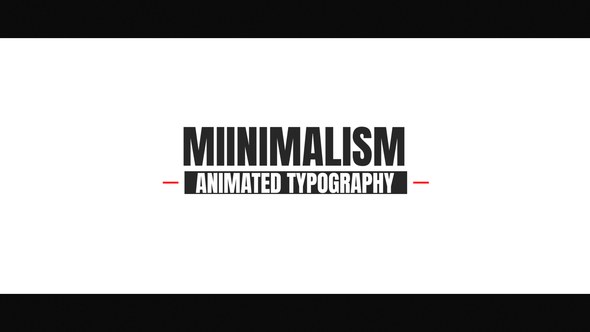 Videohive Minimal Titles 47756576 Titles template preview