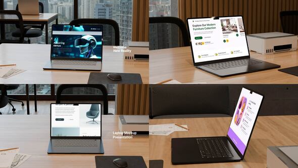 Videohive Laptop Mockup 59732536 Product Promo template preview