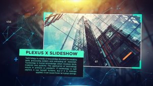 Videohive Plexus X Slideshow Video Displays template preview