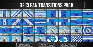 Transitions Video Displays template preview