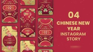 Videohive Chinese New Year Instagram Stories 55371822 Elements template preview