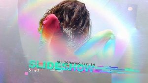 Videohive Holographic Stylish Slideshow Openers template preview