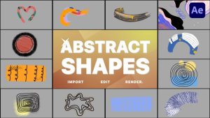 Videohive Brush Abstract Shapes | After Effects Elements template preview