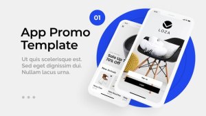 Videohive Business Phone App Promo Product Promo template preview