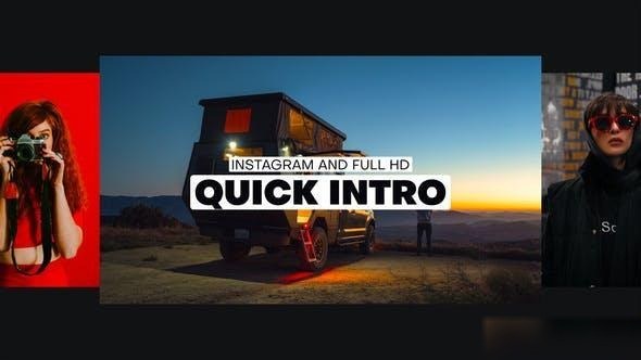 Videohive Quick Intro 51316828 Openers template preview