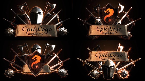 Videohive Epic Battle Modular Logo Reveals Logo Stings template preview