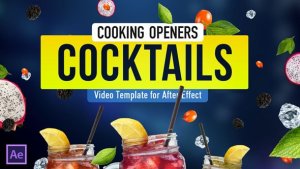 Cooking Design Pack - Cocktails Video Displays template preview