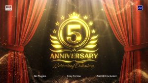 Videohive Anniversary Logo Intro Openers template preview