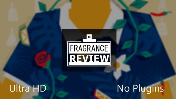 Videohive Fragrance Review Logo Logo Stings template preview