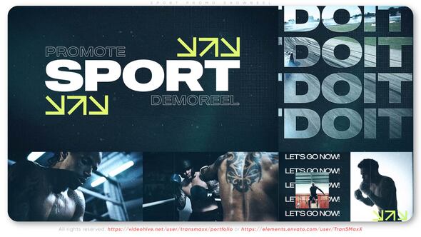 Videohive Sport Promo Showreel Openers template preview