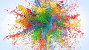 Videohive Exploding Paints Logo Reveal Logo Stings template preview
