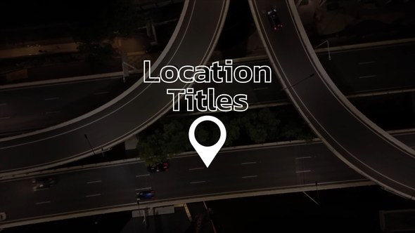 Videohive Location Titles | AE 50429099 Titles template preview