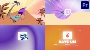 Skate Logo | Premiere Pro MOGRT Premiere Pro template preview