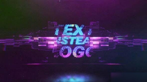 Videohive Shockwave Glitch Logo Reveal Logo Stings template preview