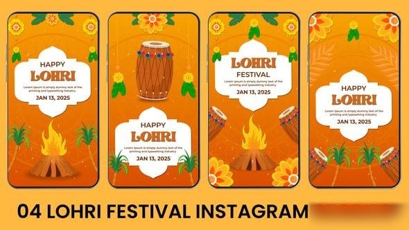 Videohive Lohri Festival Instagram Story