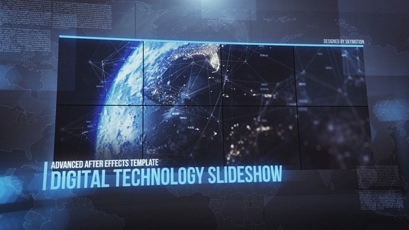 Videohive Digital Technology Slideshow 48997456 Video Displays template preview