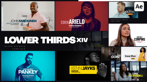 Videohive Lower Thirds XIV Titles template preview