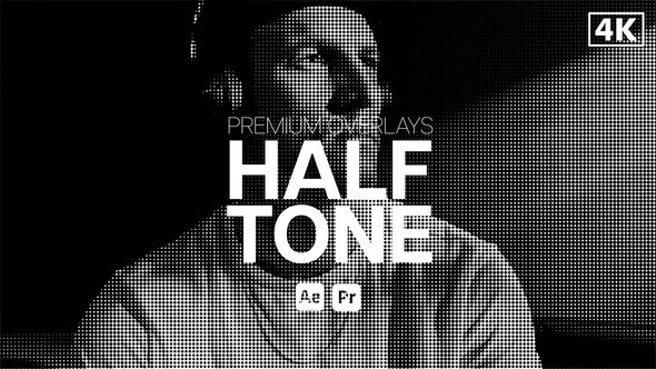 Videohive Premium Overlays Halftone Elements template preview