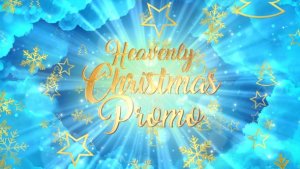 Heavenly Christmas Promo Video Displays template preview