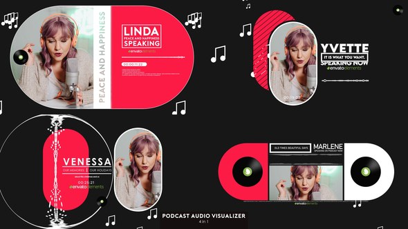 Videohive Podcast Audio Visualizer Product Promo template preview