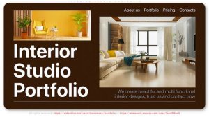 Videohive Interior Studio Portfolio Openers template preview