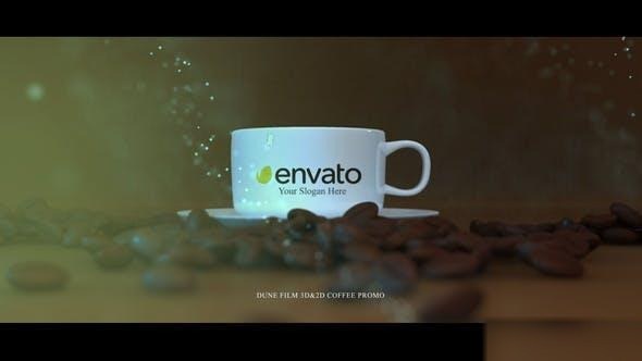 Videohive Coffee Logo Opener 28743756 Openers template preview