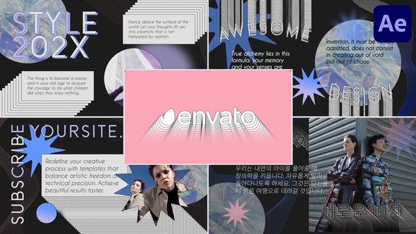 Videohive Vintage Creative Slides for After Effects Openers template preview