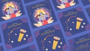 Videohive Happy Dussehra Instagram Post Openers template preview