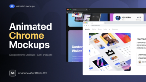 Videohive Google Chrome Animated Mockups Video Displays template preview